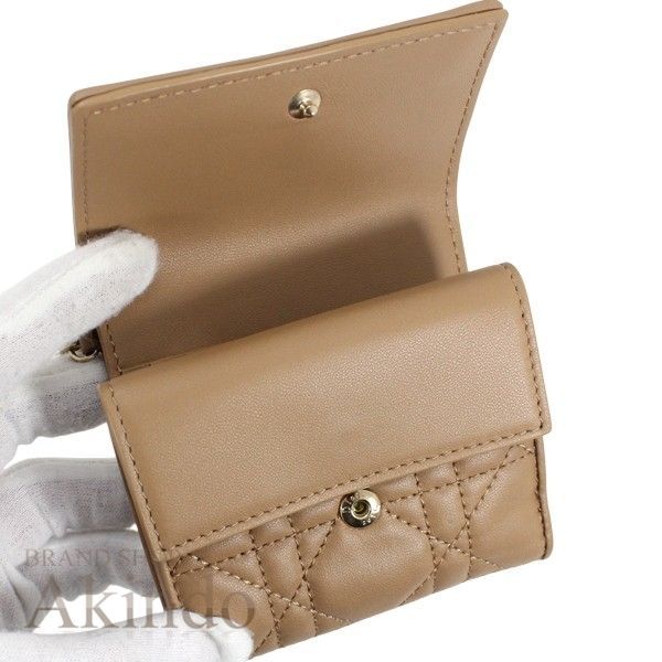 新品同様】ディオール レディース 三つ折り財布 レディディオール