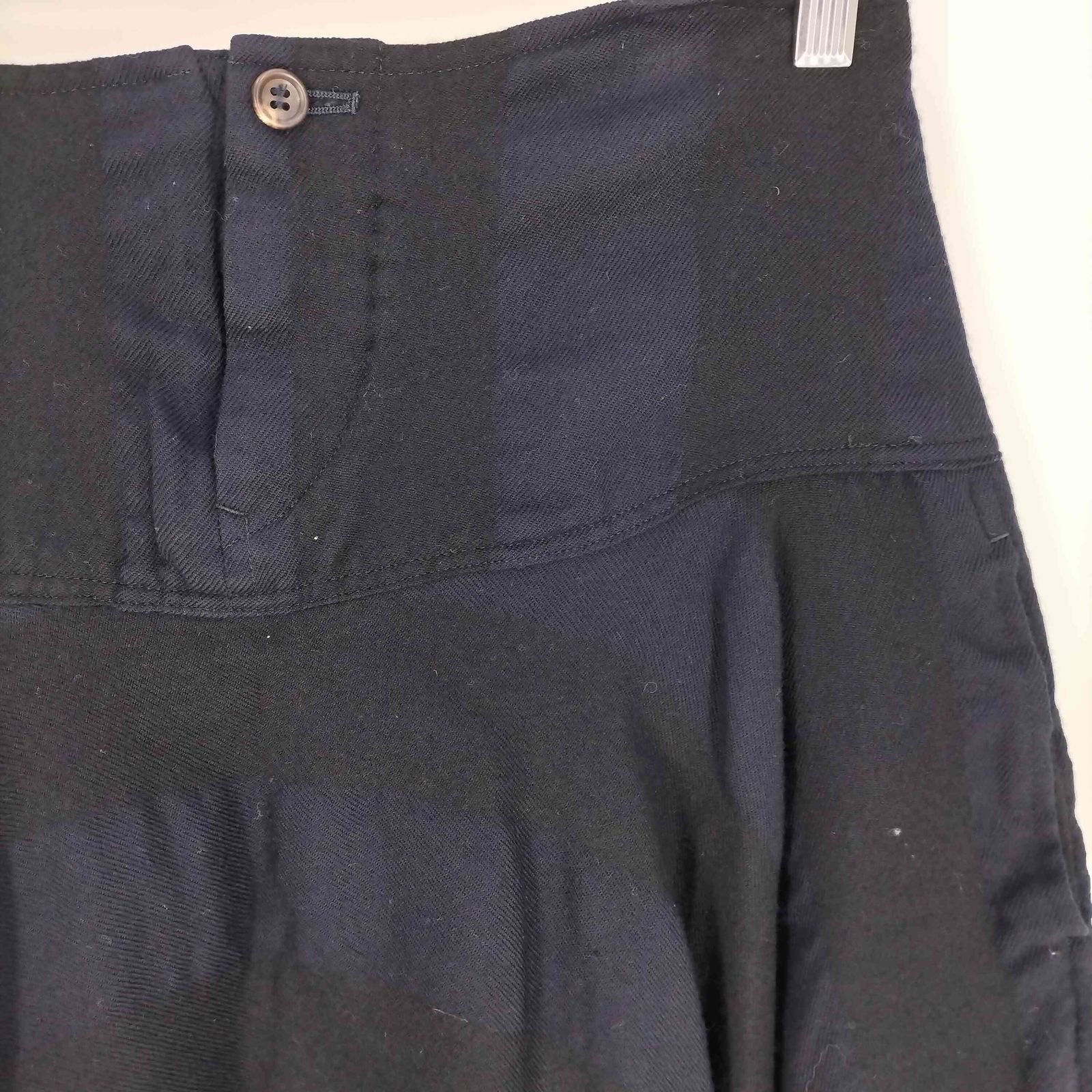 美品　Y's Redlabel　ワイズレッドレーベル　ミリタリースカート ワイズレッドレーベル Ys Red Label 総柄 バックプリーツ ウール