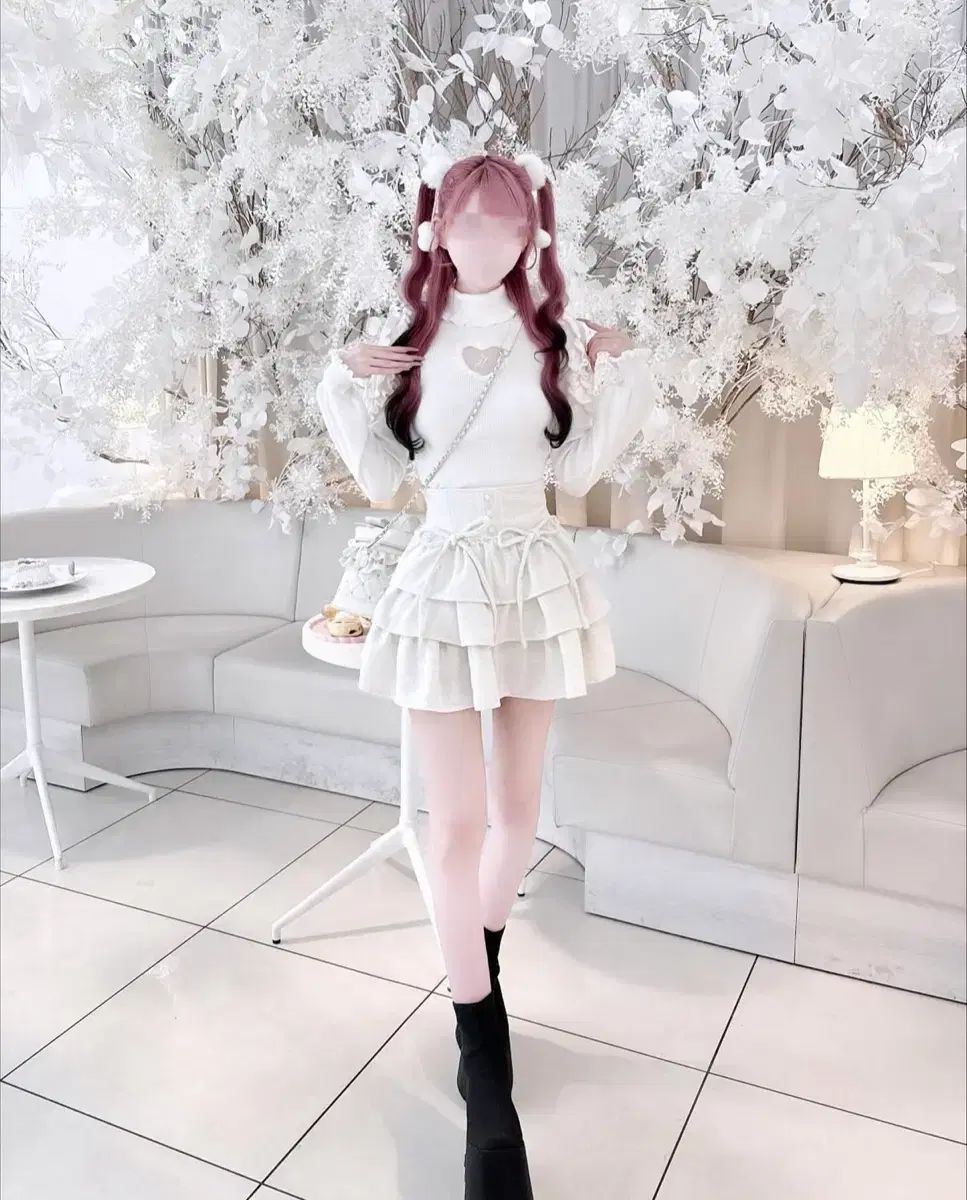 日本ブランド LOVE YOURSELF 承 Her ミュウ スカート 白 商品