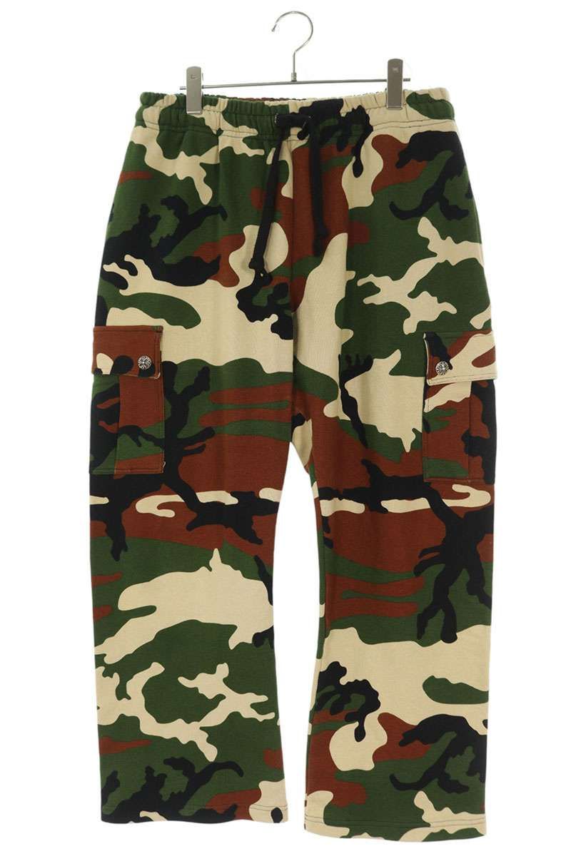 クロムハーツ PPO CAUTION SWEAT CARGO PANTS マッティボーイカモフラ