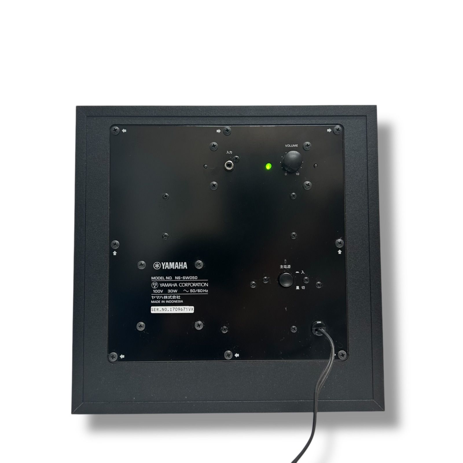 YAMAHA ヤマハ サブウーファー NS-SW050-B ブラック - メルカリ