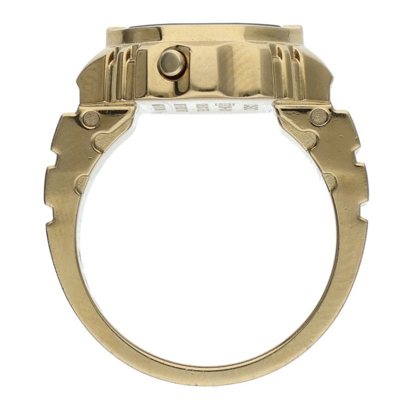 デジタル腕時計モチーフリングウォッチ メンズ