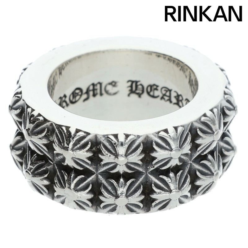 クロムハーツ PETE PUNK DOUBLE ピートパンクダブルロウ シルバーリング メンズ 19号