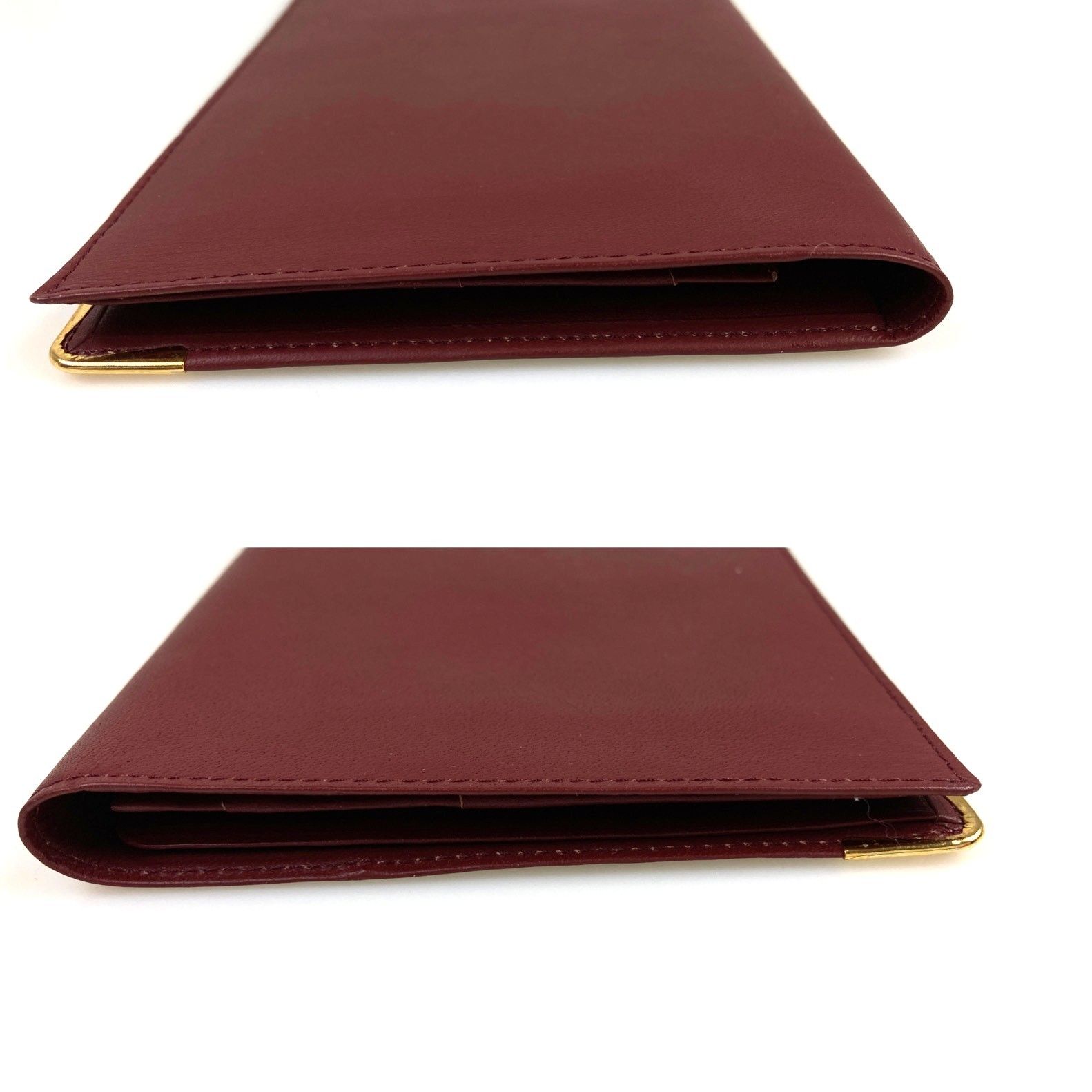 カルティエ マストライン お札入れ ボルドー レザー 年末最終値下げ