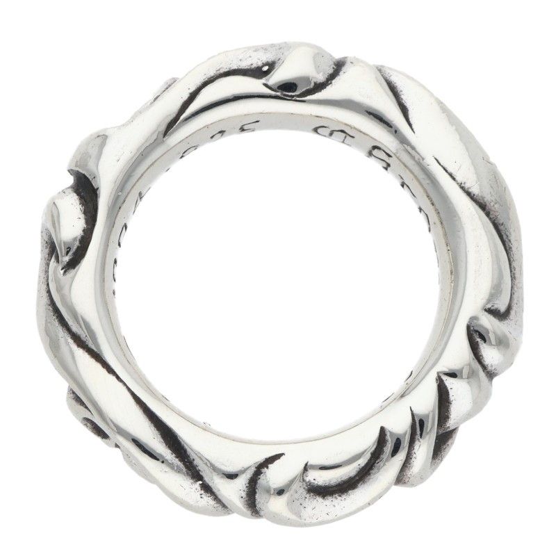  クロムハーツ SCRL BAND スクロールバンド シルバーリング メンズ 7 5号 リング 指輪 アクセサリー