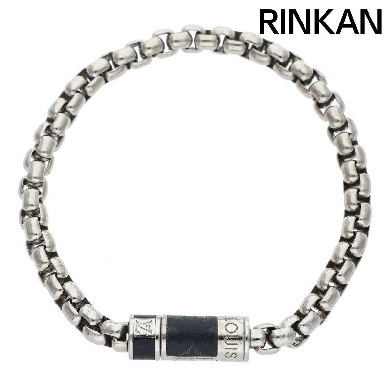 ルイヴィトン M 63107 チェーンモノグラムエクリプスブレスレット メンズ