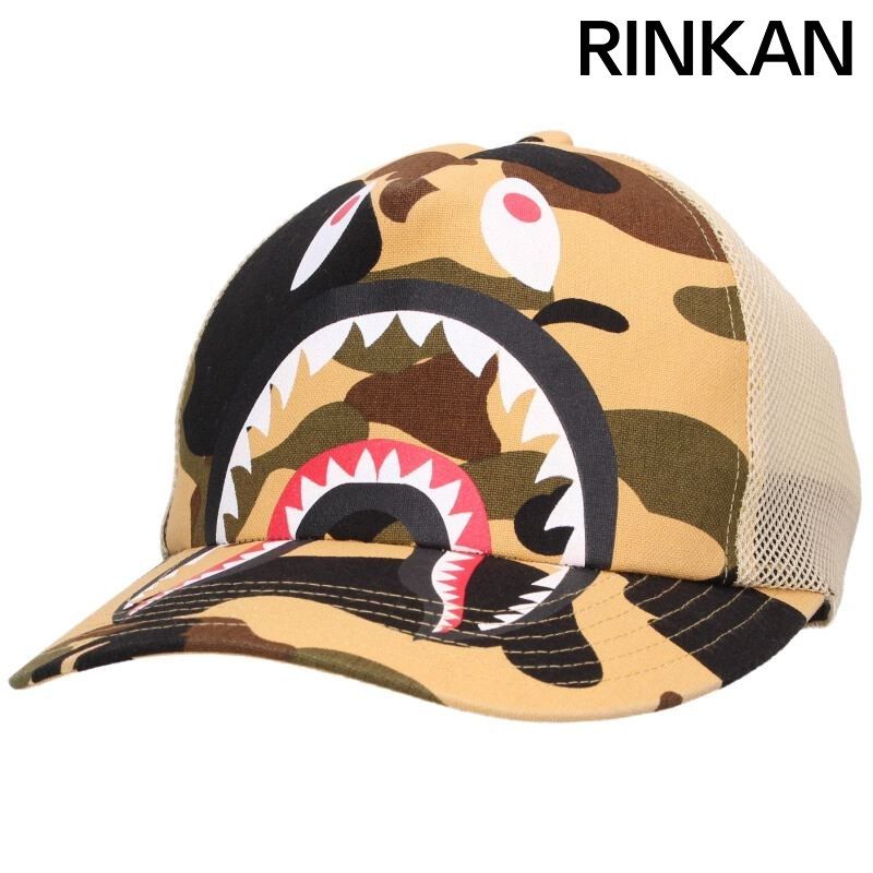 アベイシングエイプ シャークメッシュ帽子 メンズ