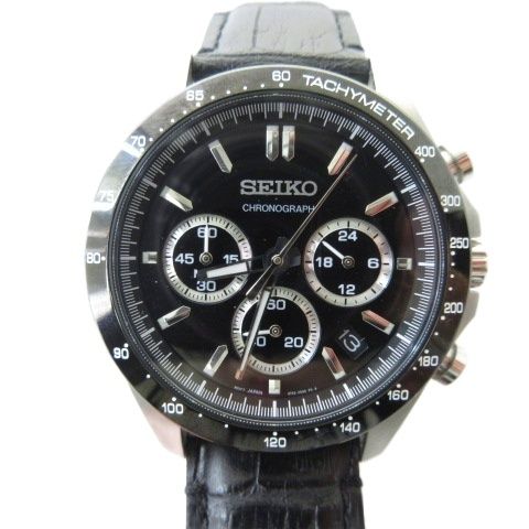 セイコー SEIKO 8T63-00D0 クォーツ クロノグラフ 腕時計 人気