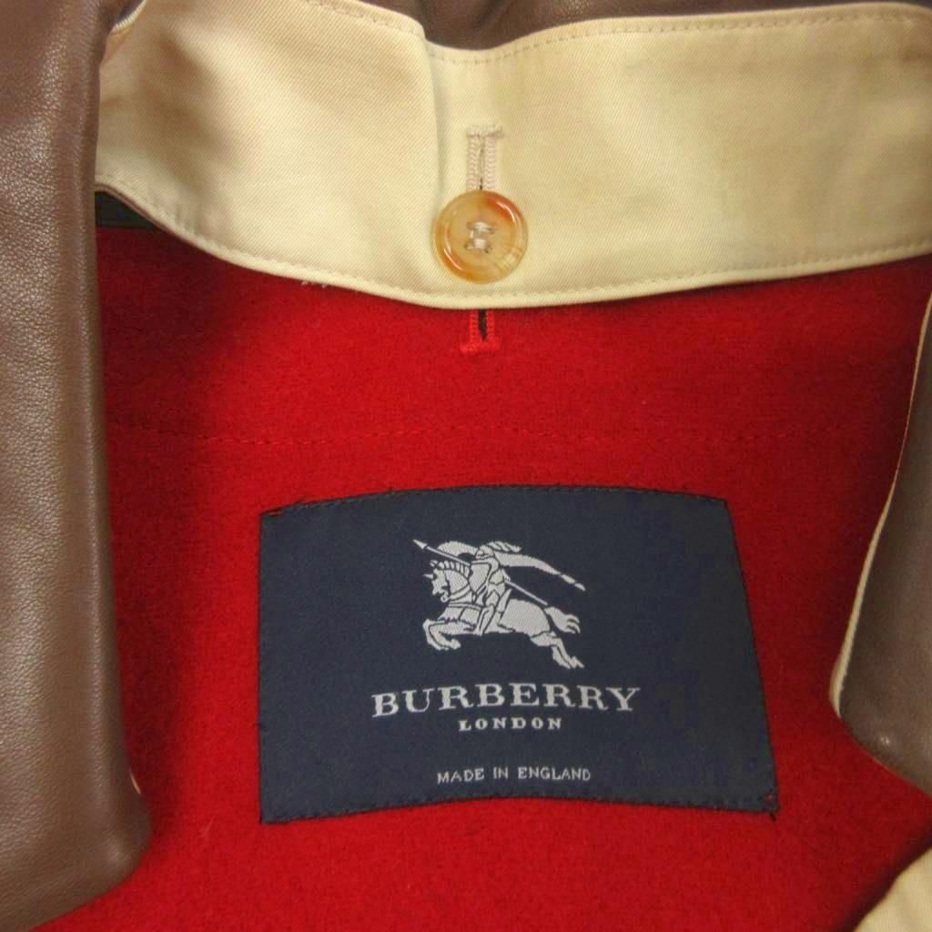Burberry 赤 ダブルブレスト ロングコート 【公式通販】