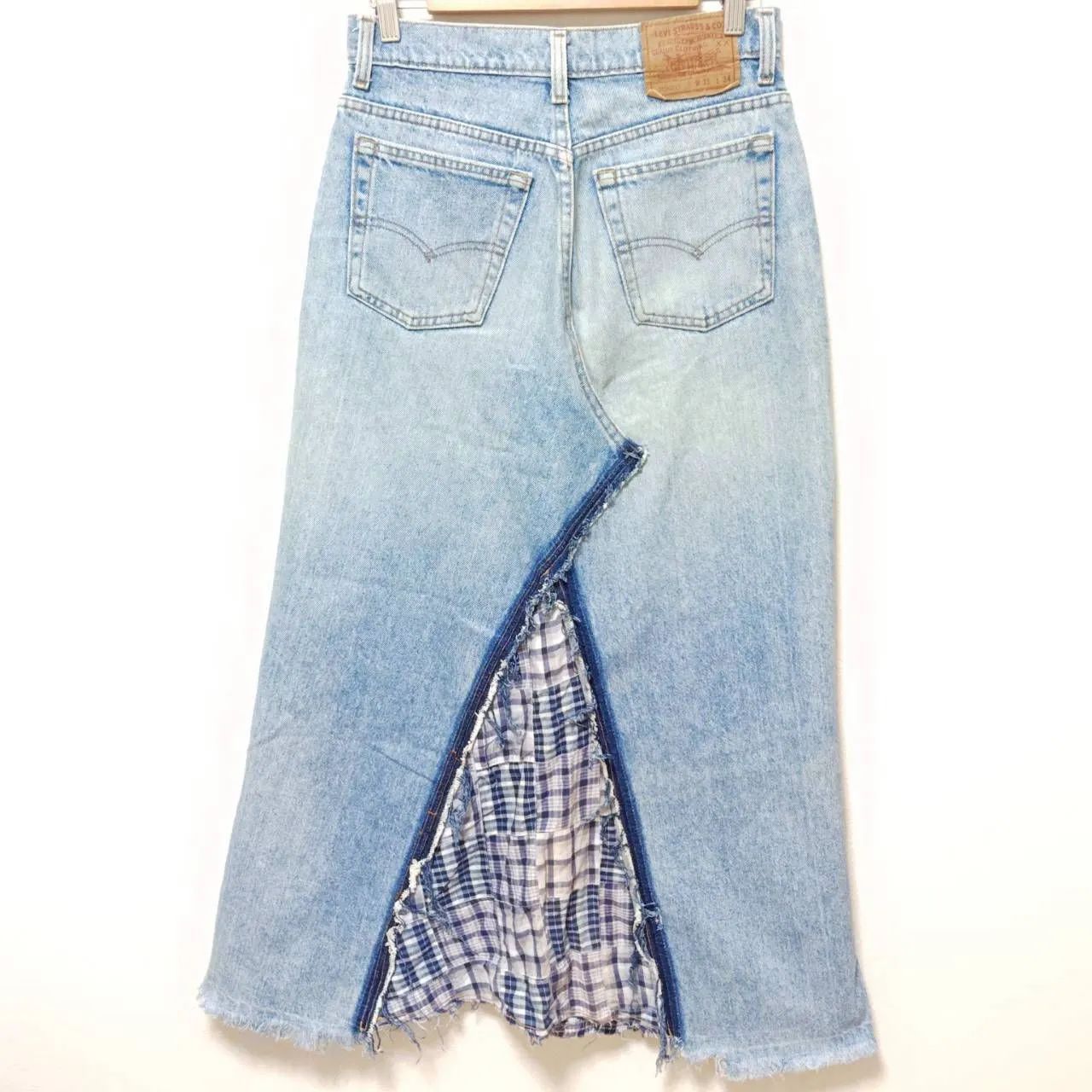 個性派デザイン◎【LEVI'S】リーバイス リメイク ロング デニム