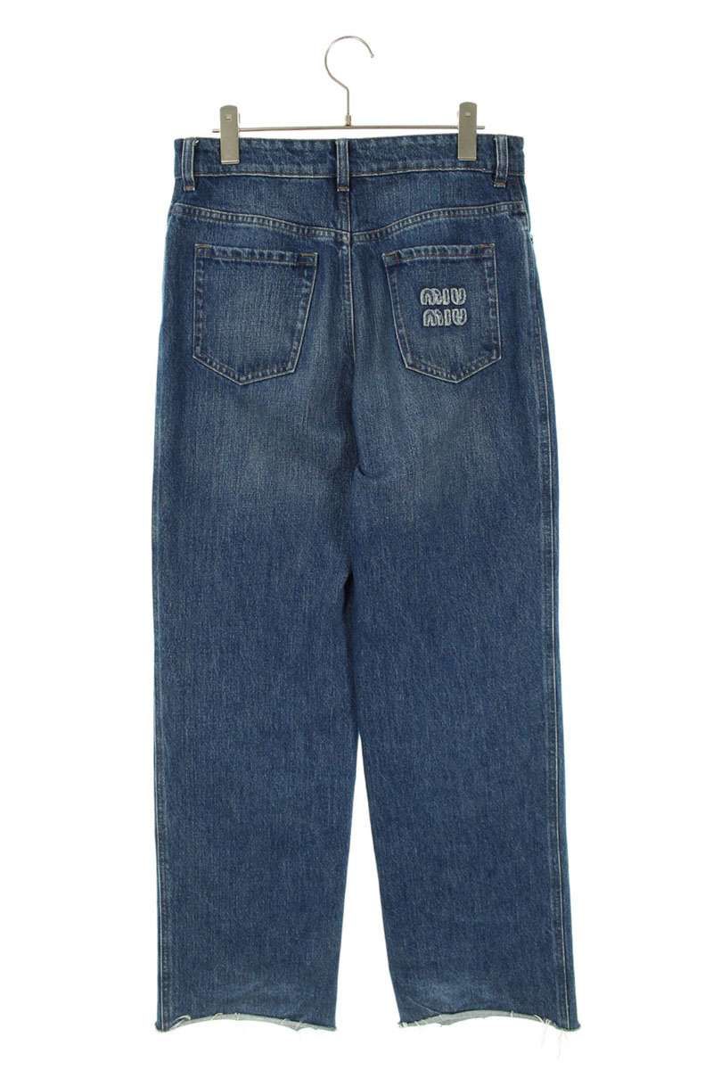 miumiu⭐︎デニム　26 ポケットロゴ現行 miumiu⭐︎デニム 26 ポケットロゴ現行 レディース】デニム＆ジーンズ