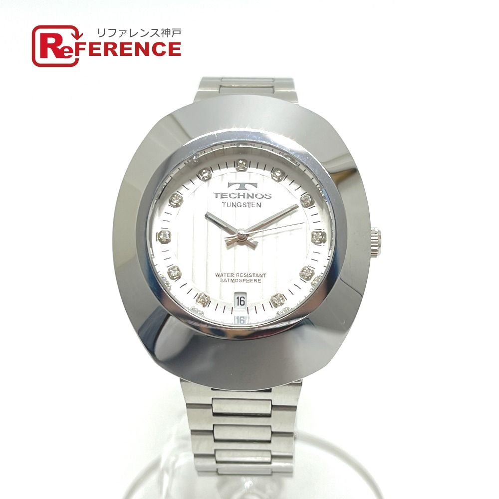 TECHNOS テクノス 腕時計 タングステン T 9 C 12 SS シルバー