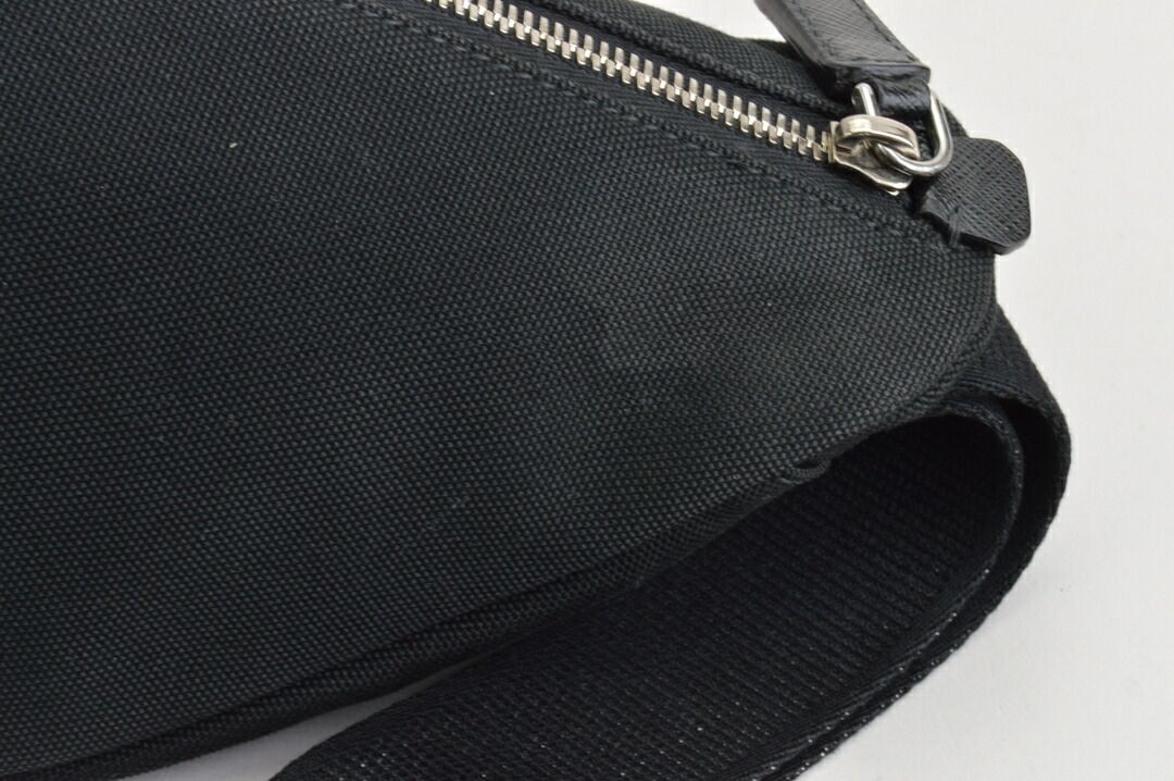 プラダ PRADA クラッチバッグ キャンバス 2NE053 010 F0002 ブラック