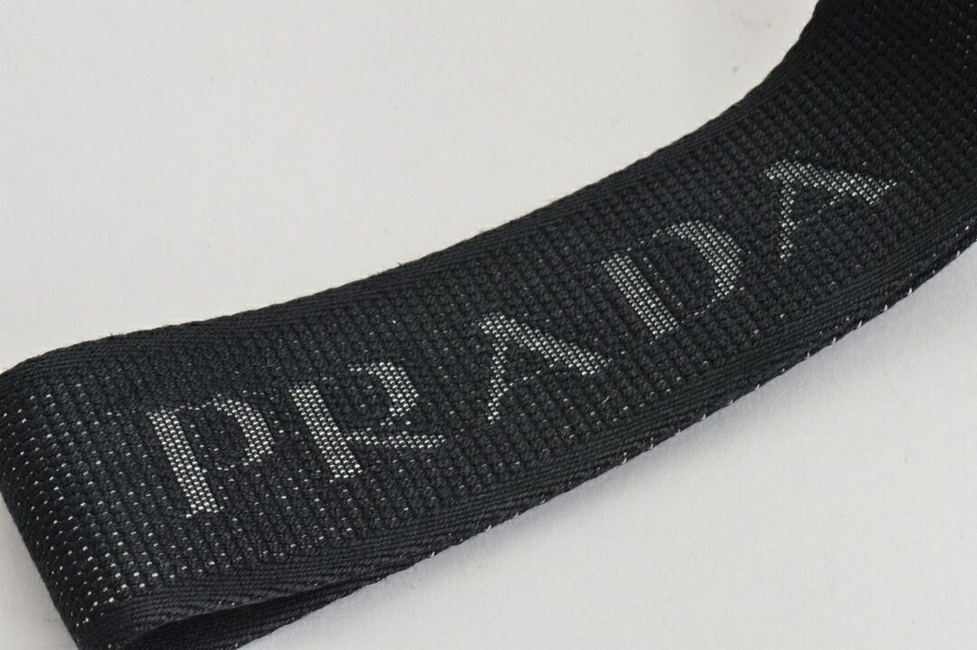プラダ PRADA クラッチバッグ キャンバス 2NE053 010 F0002 ブラック
