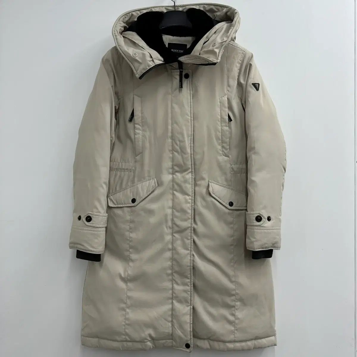 95 BLACK YAK レディース ダウンジャケット ロング丈 ブラック