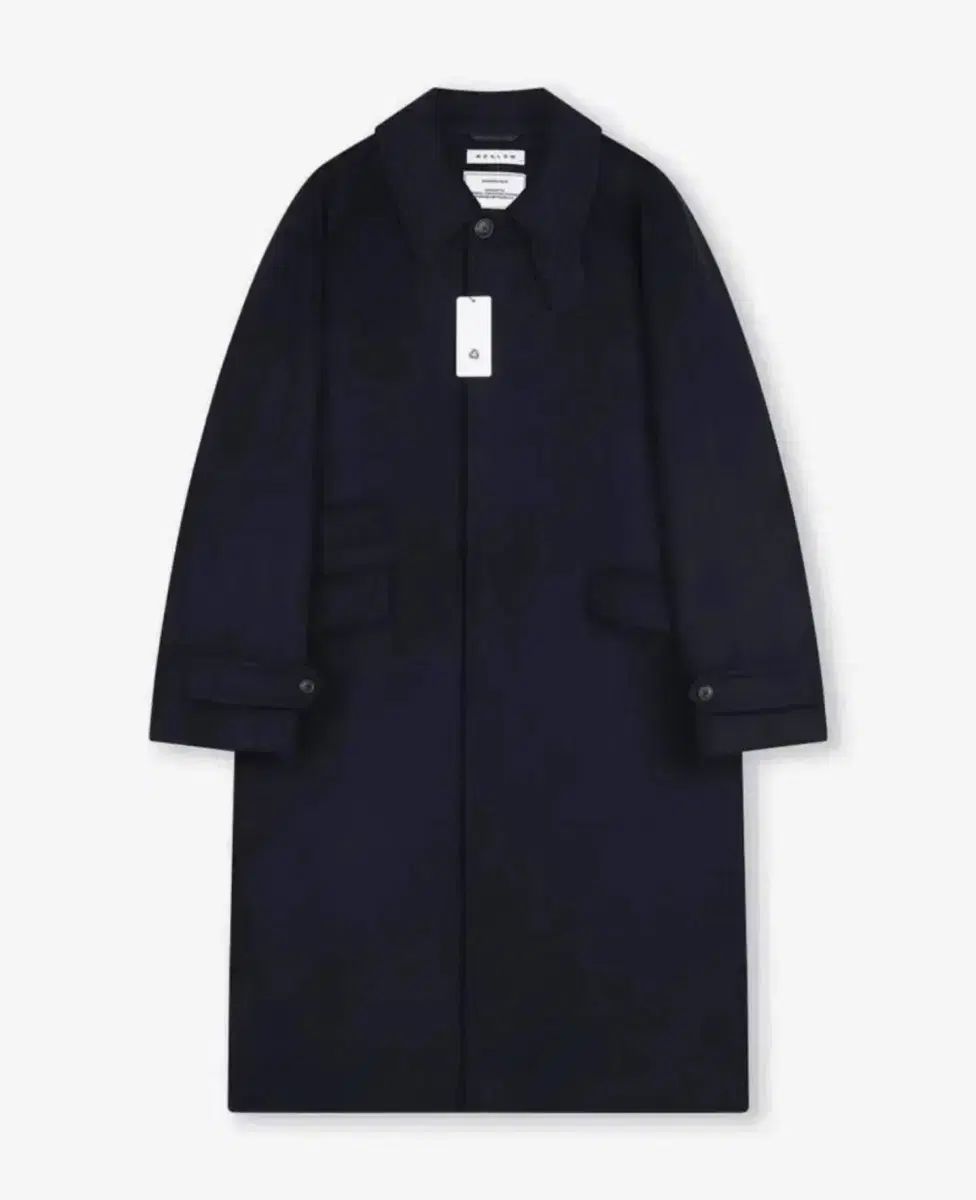 ビースロー オーバーサイズ カシミア バルマカーン コート ネイビー L サイズ