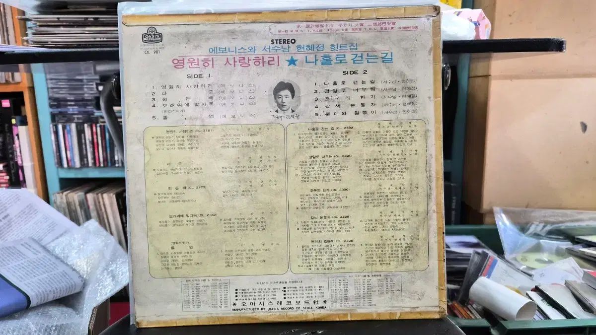 エボニス ソスナム 현혜정 一人で ウォーキングパス LP