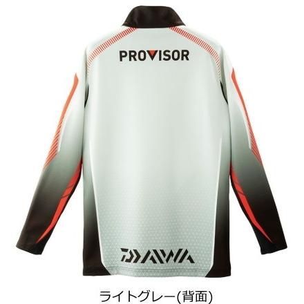 ダイワ DE 32009 プロバイザー ブレスマジックR ハーフジップシャツ ライトグレー XLサイズ