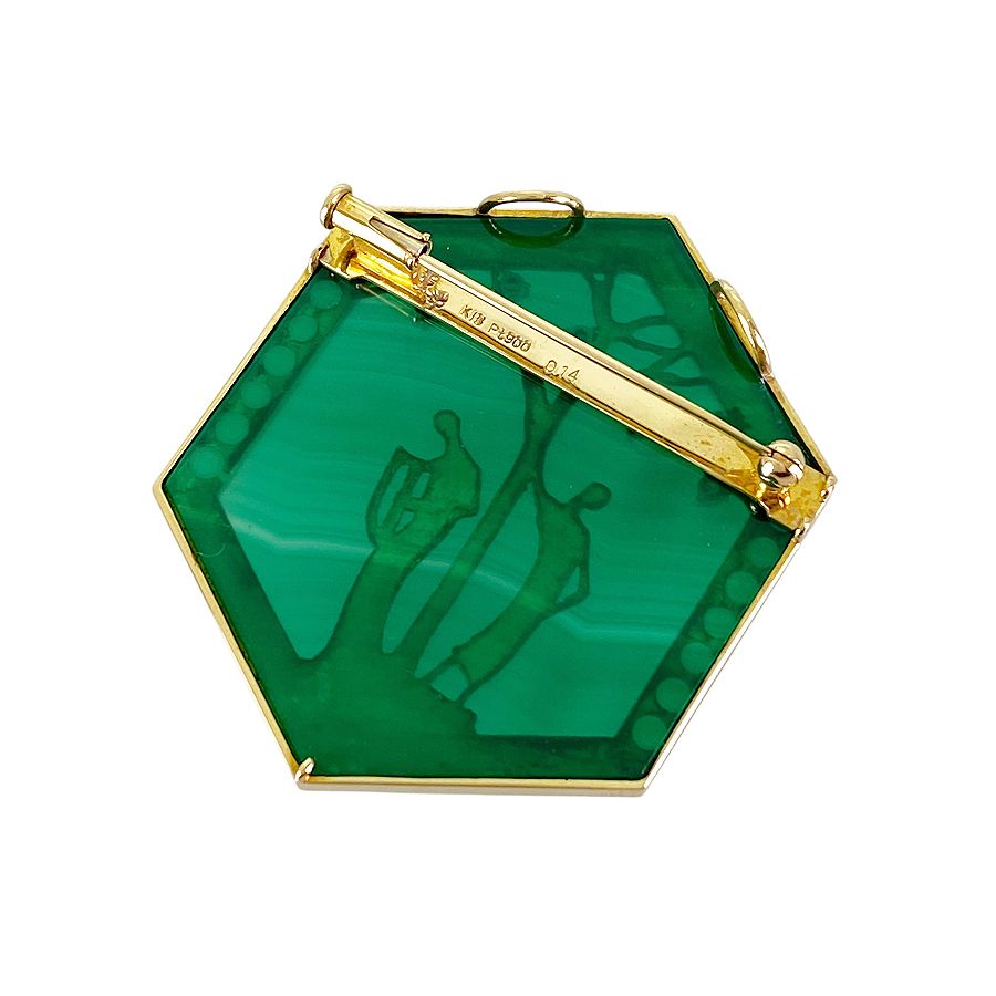 デザイナーズジュエリー Designers Jewelry K 18 YG ダイヤモンド ブローチ ss