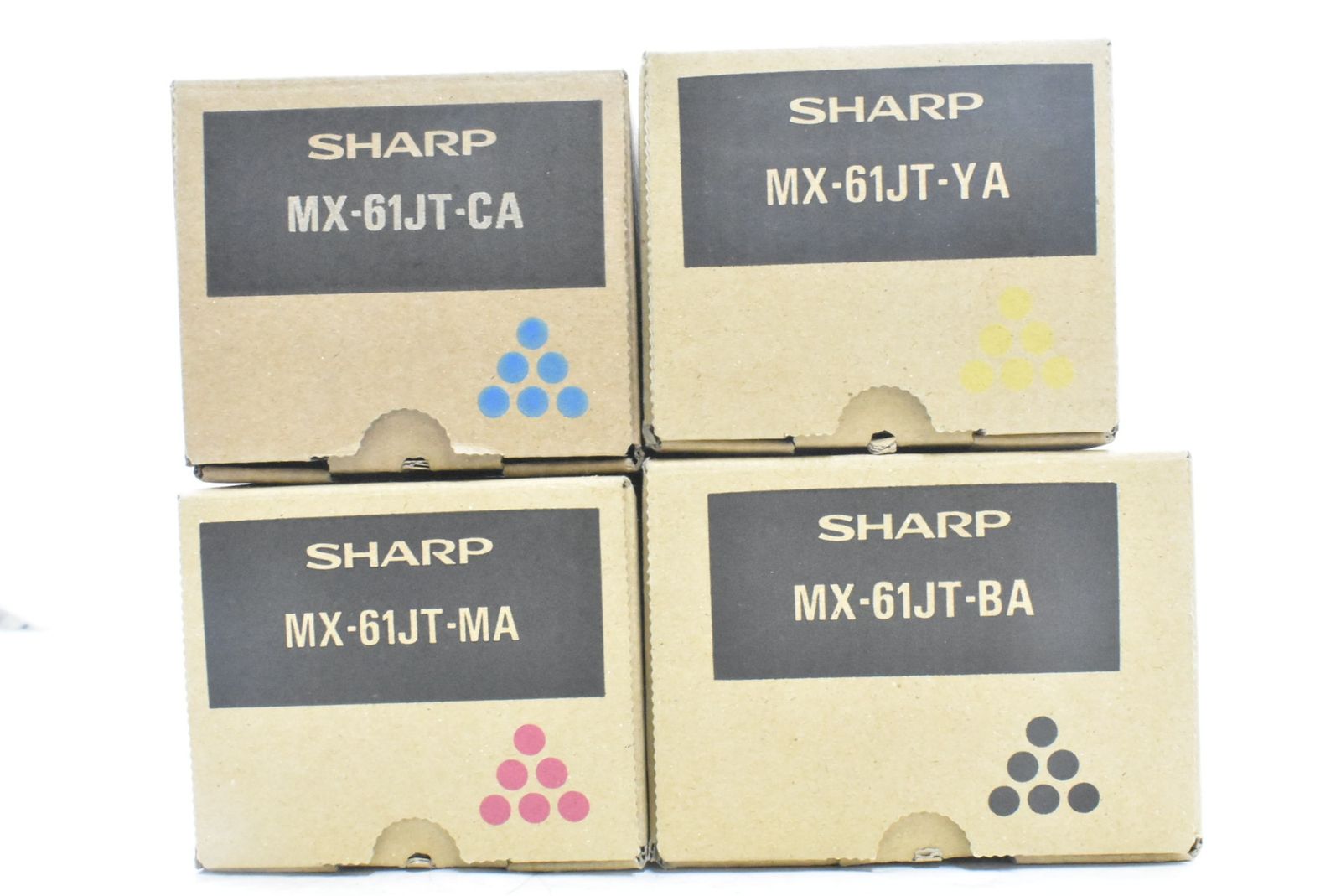 シャープ トナー MX-61 JT-BA CA MA YA シアン マゼンタ イエロー ブラック -D-N 27-byebye
