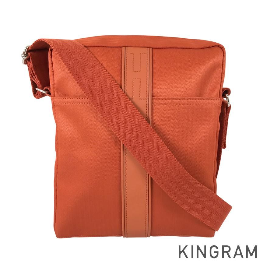 エルメス HERMES アカプルコ ポシェット バンドリエール MM キャンバス ショルダーバッグ sh