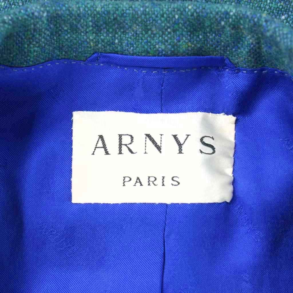 アルニス ARNYS ヴィンテージ テーラードジャケット シングル 混紡 多