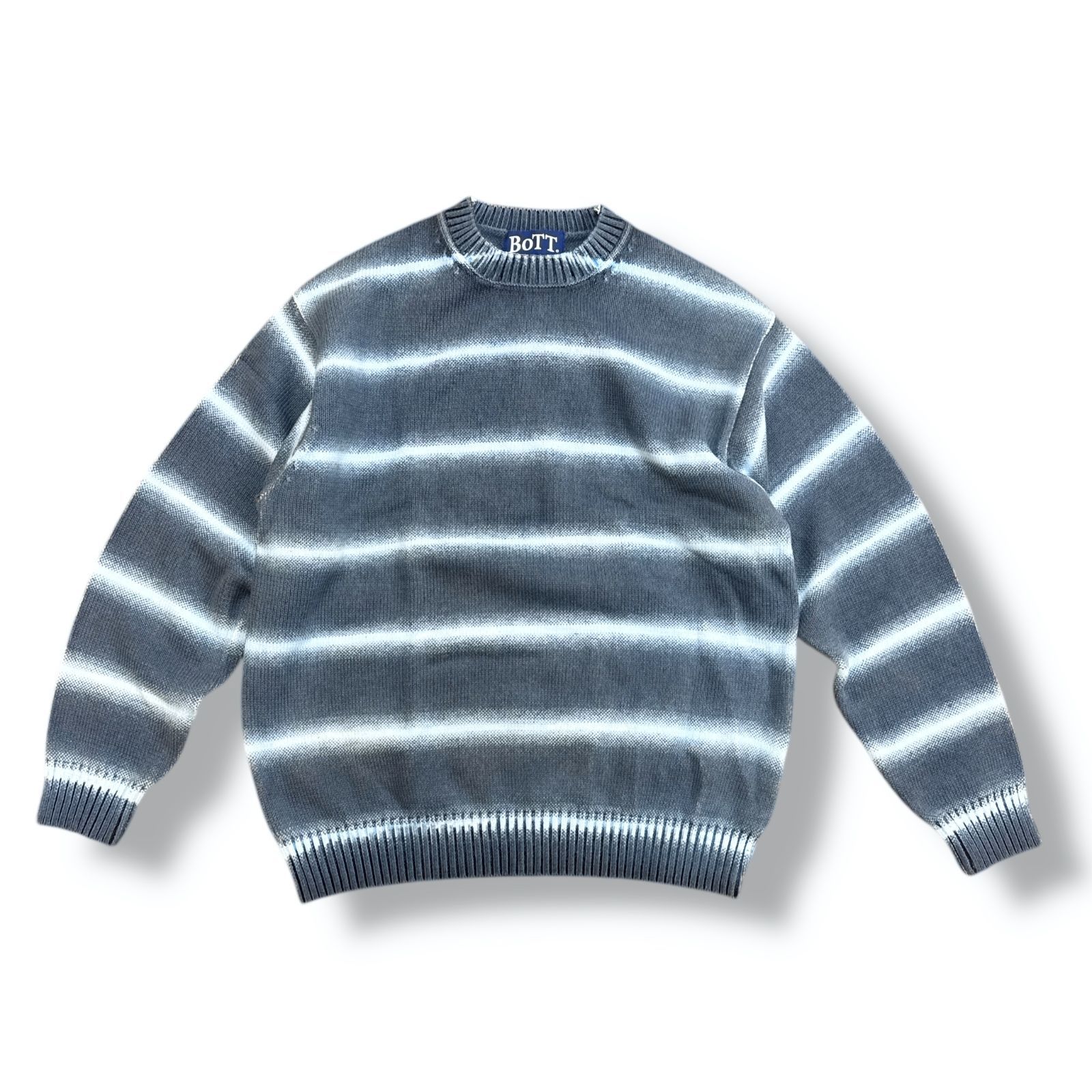 参考上代33000円 未使用 BoTT 24SS Gradation Cotton Sweat 