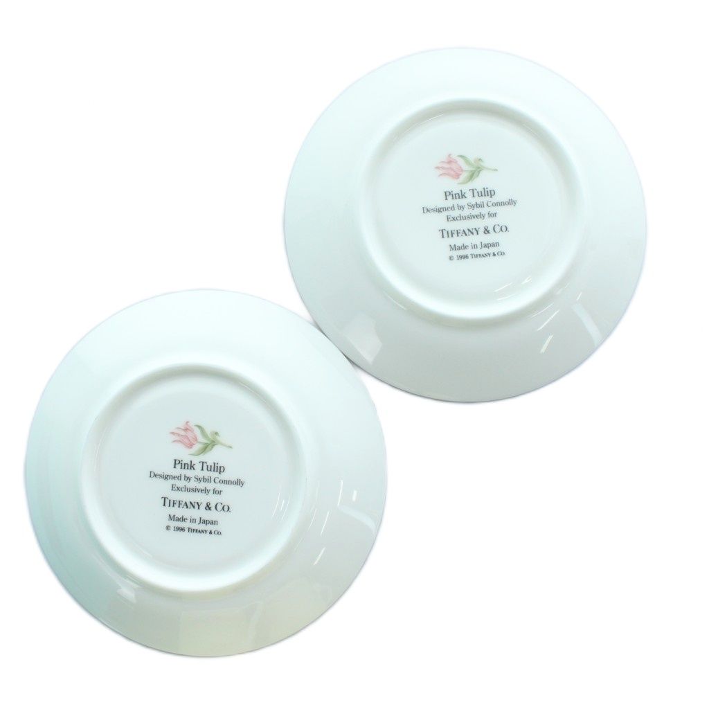  ティファニー TIFFANY - CO. ピンクチューリップ デミタスカップ＆ソーサー カトラリーセット 食器 黄 イエロー 白 ホワイト KW GY 11 その他 キッチン 食器