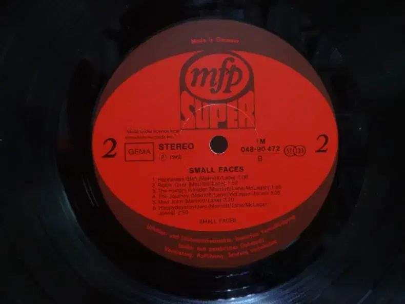 German LP Small Faces ー 1968 年 早い