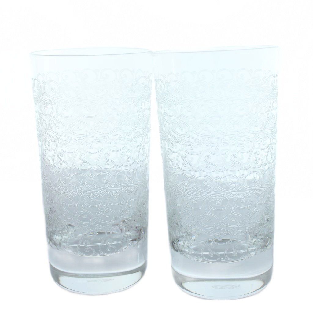 バカラ Baccarat ローハン Rohan ハイボールグラス タンブラー セット ペアグラス 食器 アシッドエッチング クリスタルガラス クリア KW GY 18
