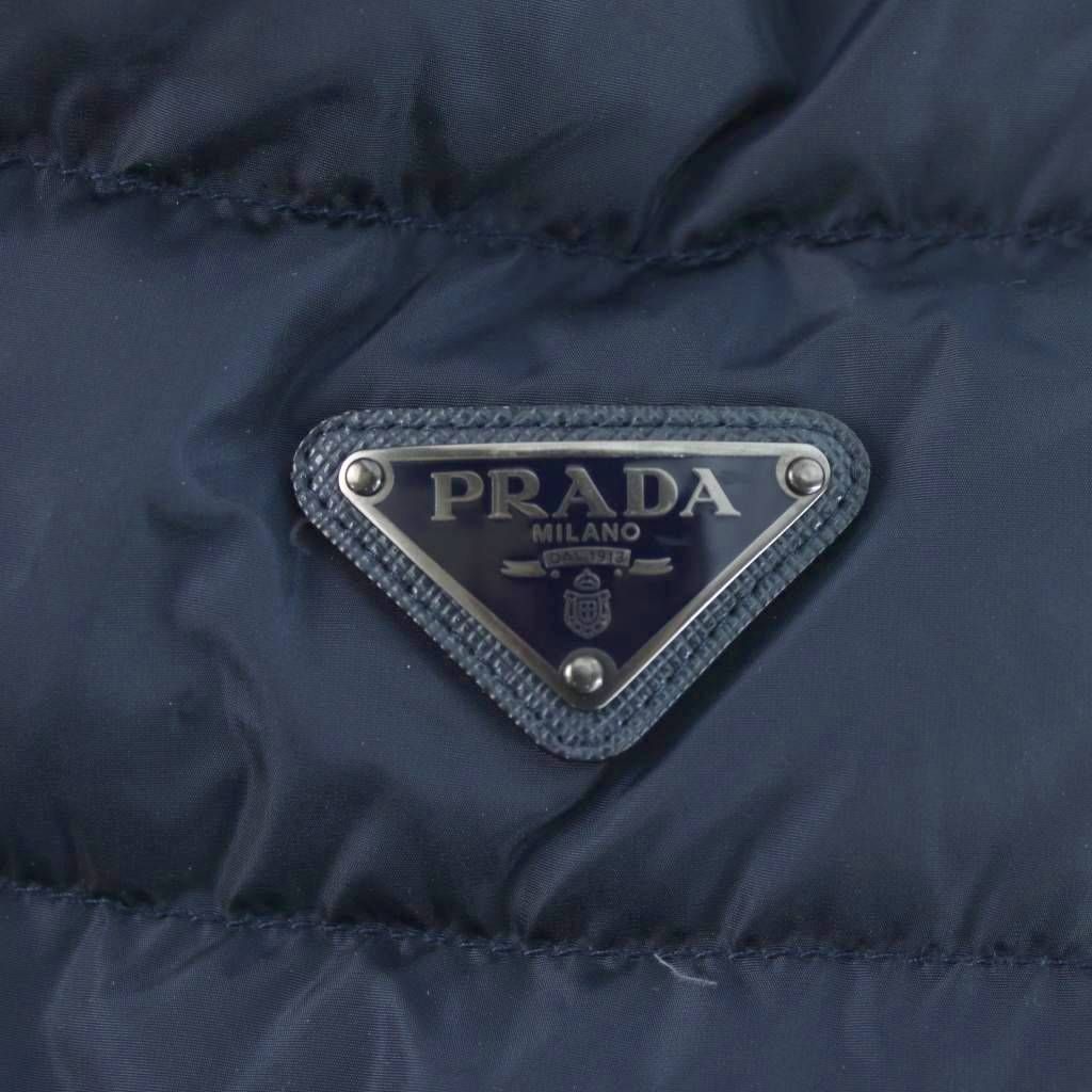 プラダ PRADA ダウンジャケット 三角ロゴ トライアングル 止水ジップ