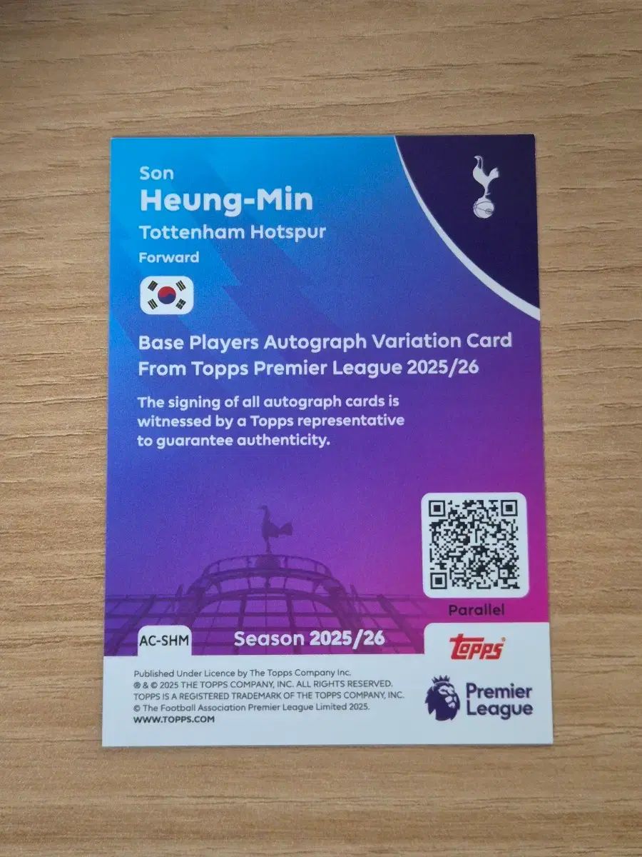 TOPPS 99 ソン フンミン SON HEUNGMIN オート