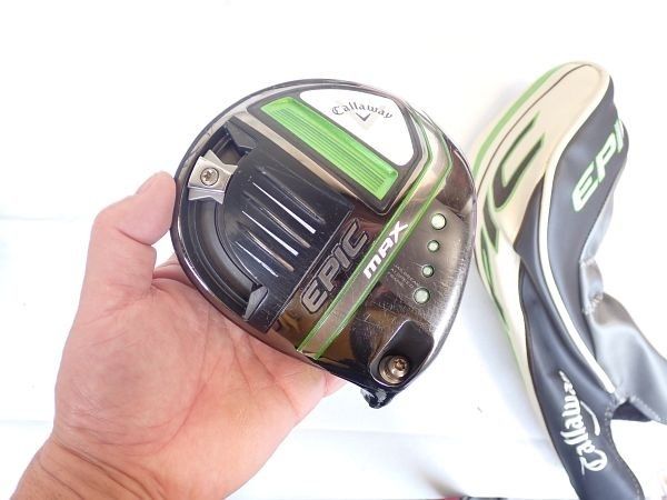 ヘッドのみ】 キャロウェイ EPIC MAX ドライバー 10.5度 純正カバー付