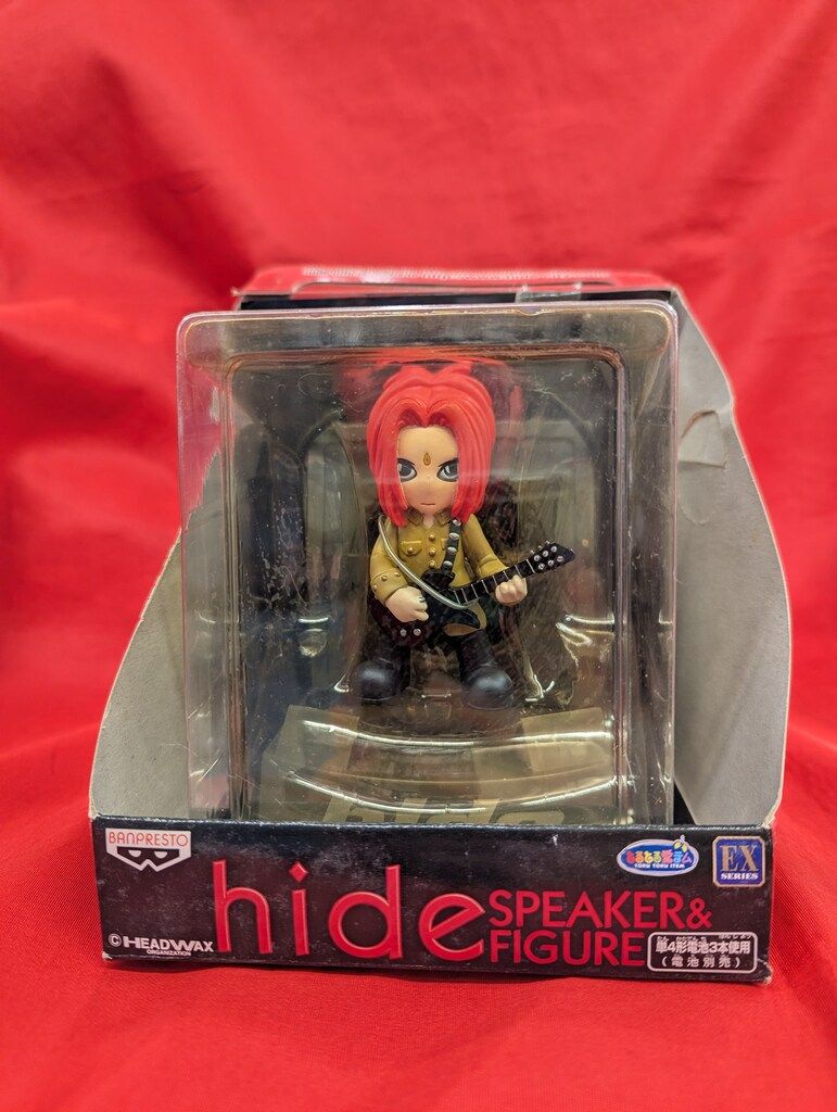 バンプレスト hideスピーカーフィギュア ギター黒/hideスピーカー