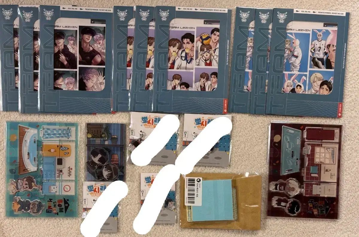 ユートゥーONEころっと チームレジン４コマ ホームパーティー ジオラマ 背