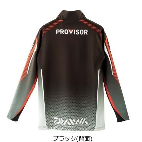 ダイワ DE 32009 プロバイザー ブレスマジックR ハーフジップシャツ ブラック XLサイズ