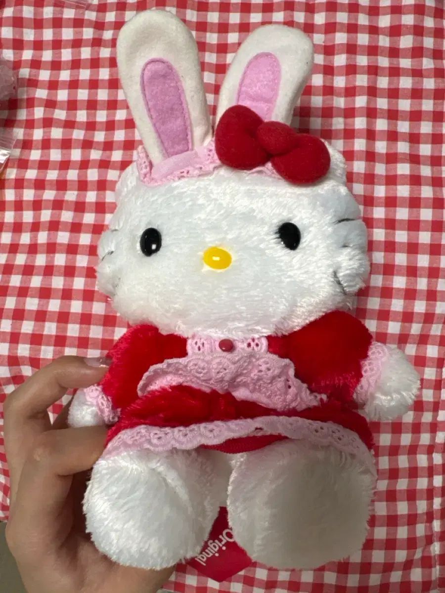 Sanrio サンリオ レトロキティー hello kitty ハローキティ うさぎ メイド ぬいぐるみ