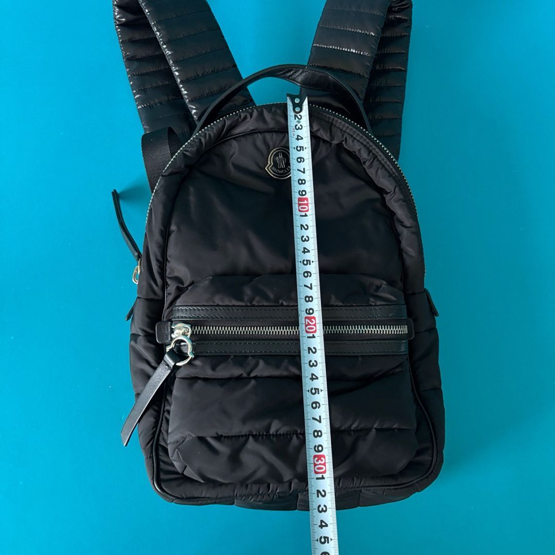  A 15 モンクレール リュック GEORGETTE 黒 キルティング リュック バックパック バッグ