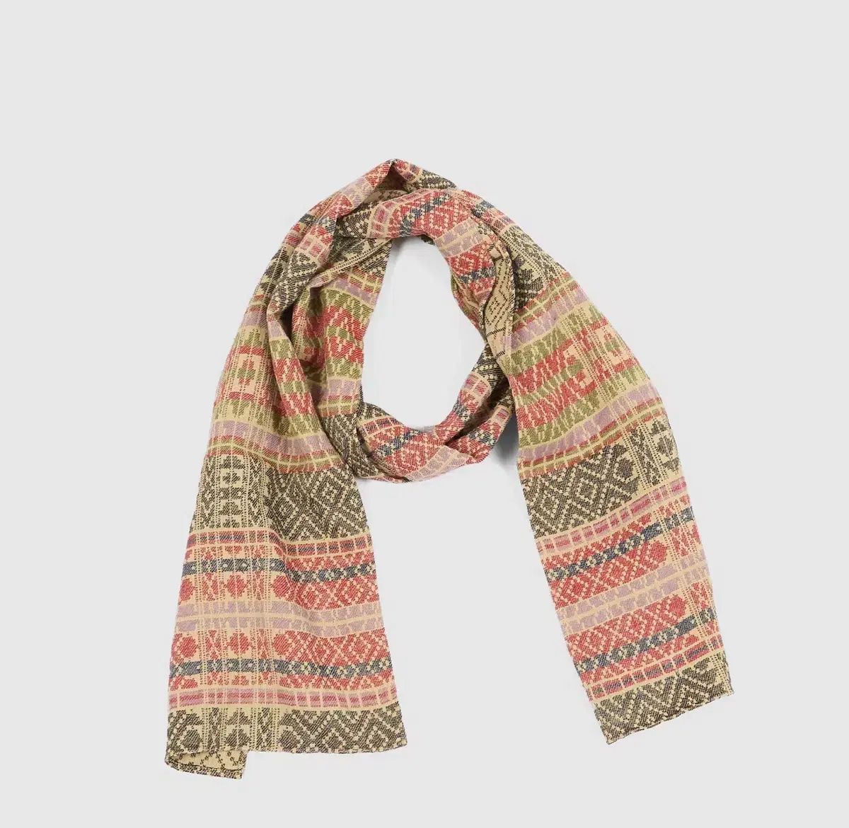 RRL(ダブルアールエル) ジャカード カシミア マフラー - メルカリ