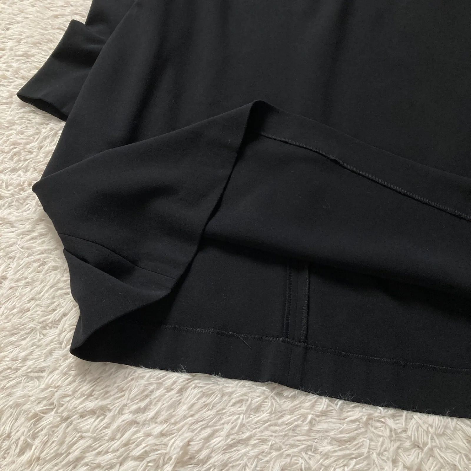 美品　エンフォルド　ワンピース　ENFÖLD　マキシ丈　フレア　日本製　ブラック エンフォルド