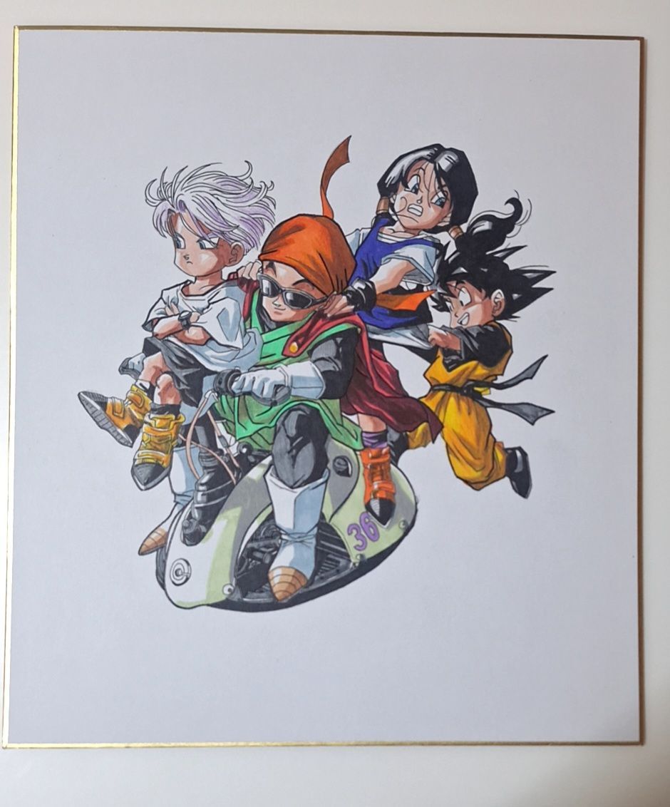 オーダー】大色紙 手描きイラスト｜似顔絵・キャラクター風・記念