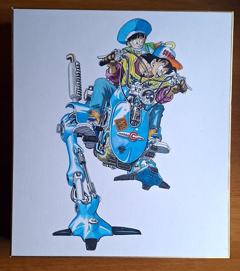 オーダー】大色紙 手描きイラスト｜似顔絵・キャラクター風・記念