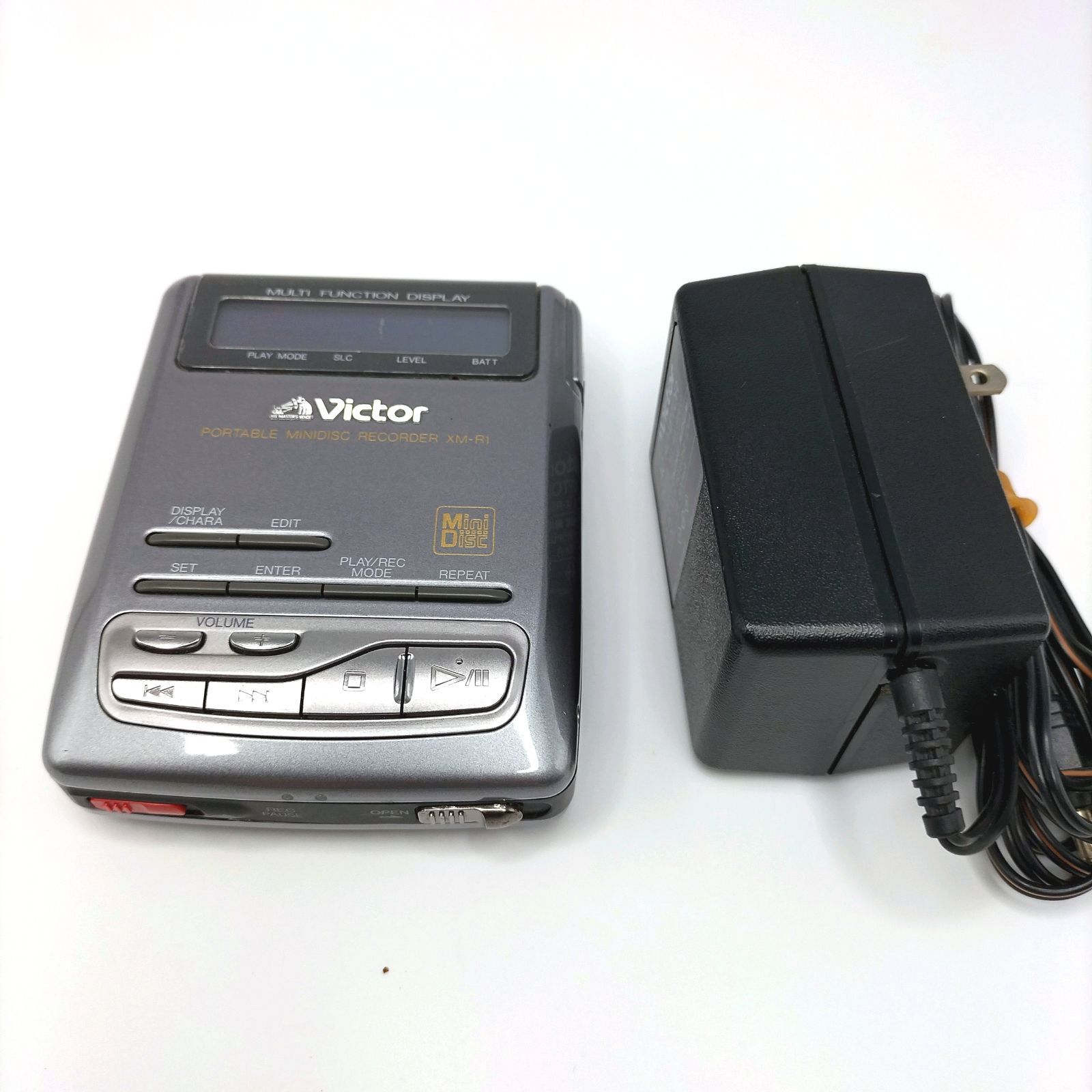 レア 美品】Victor XM-R1 ポータブルMDレコーダー 通電確認 ジャンク