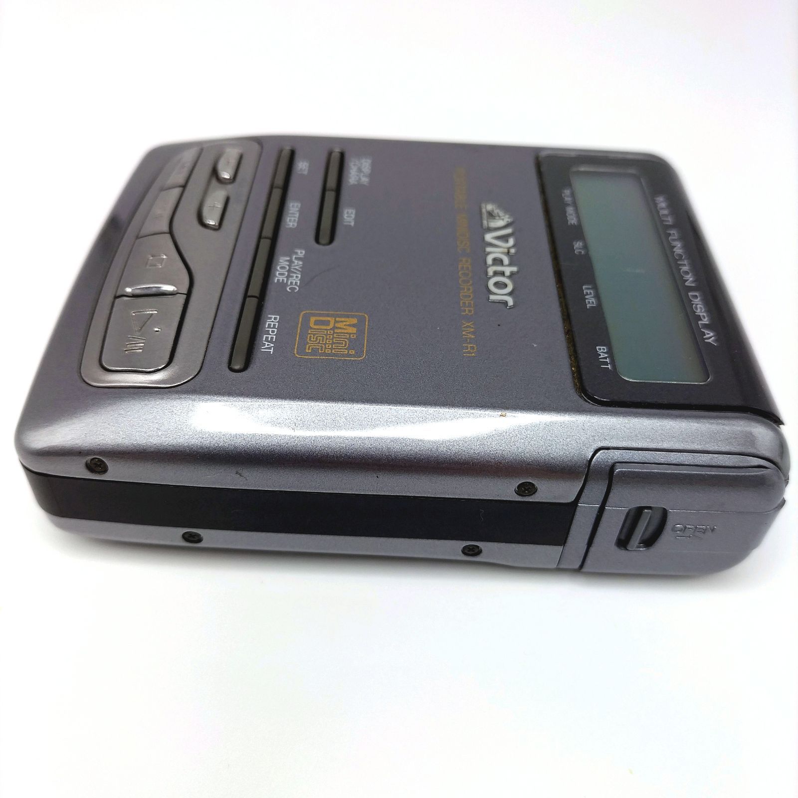 レア 美品】Victor XM-R1 ポータブルMDレコーダー 通電確認 ジャンク