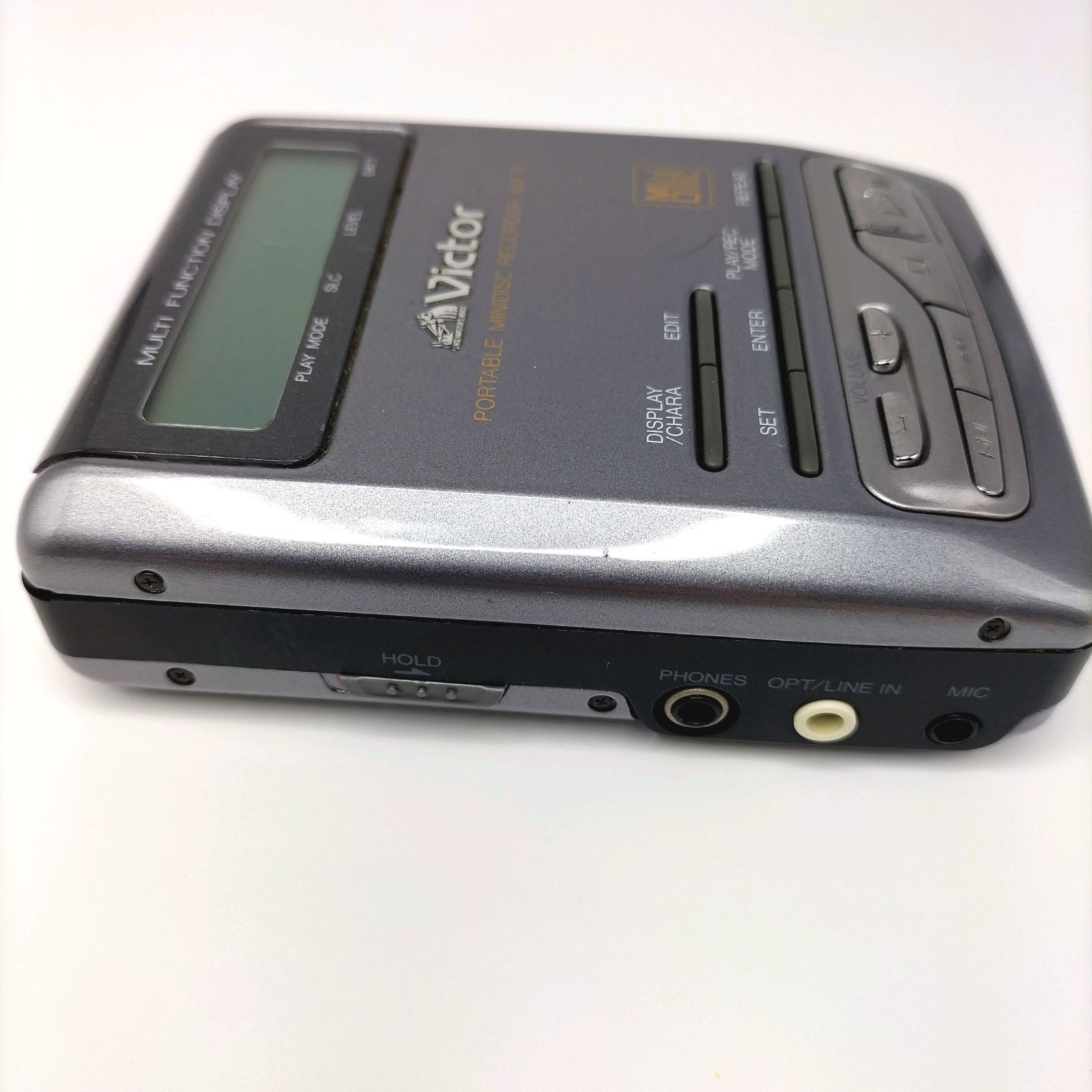レア 美品】Victor XM-R1 ポータブルMDレコーダー 通電確認 ジャンク