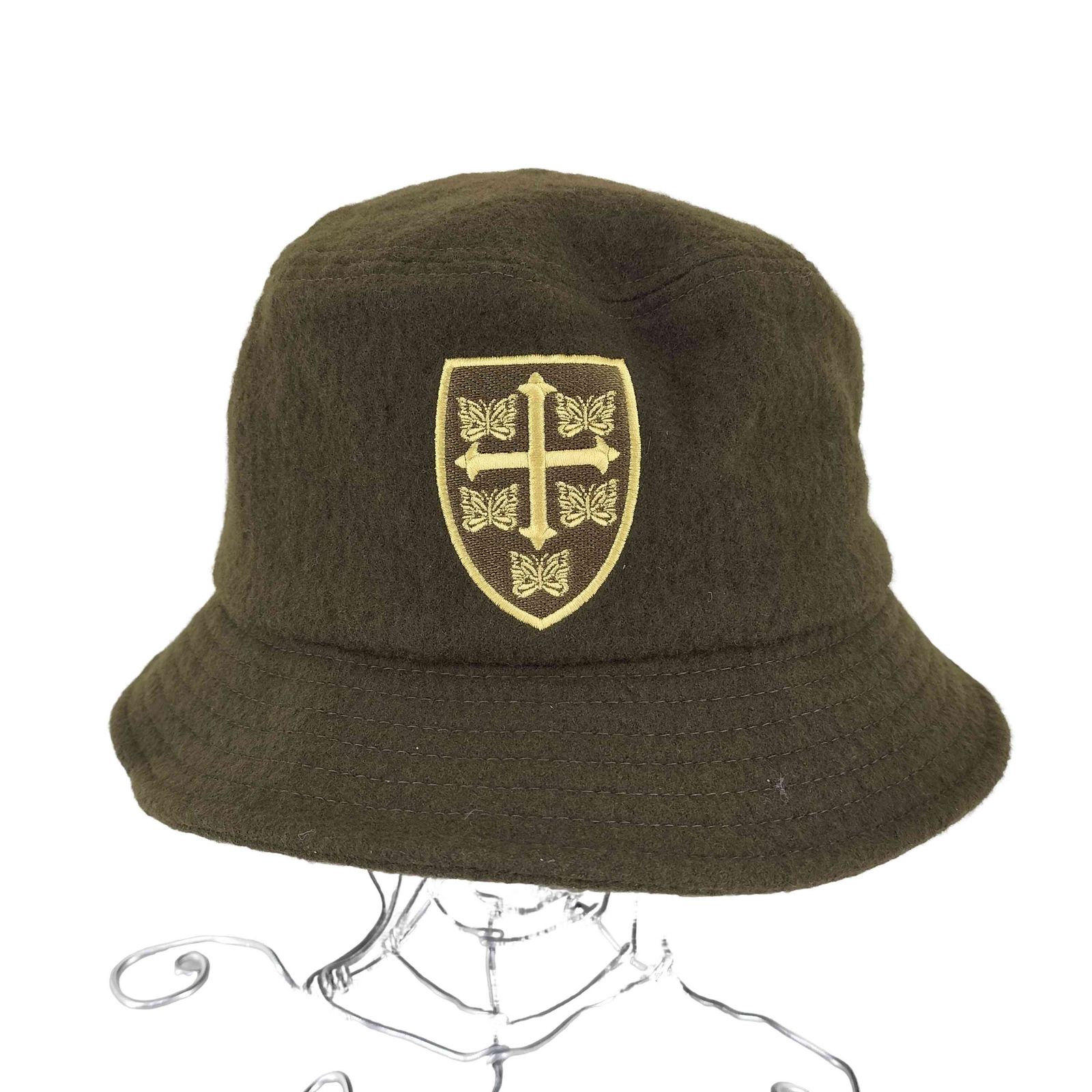Needles(ニードルズ) Bucket Hat  Shrunk Wool バケットハットシュランクウール メンズ  M【中古】【ブランド古着バズストア】 ニードルズ Needles Bucket Hat Shrunk Wool バケットハットシュランク