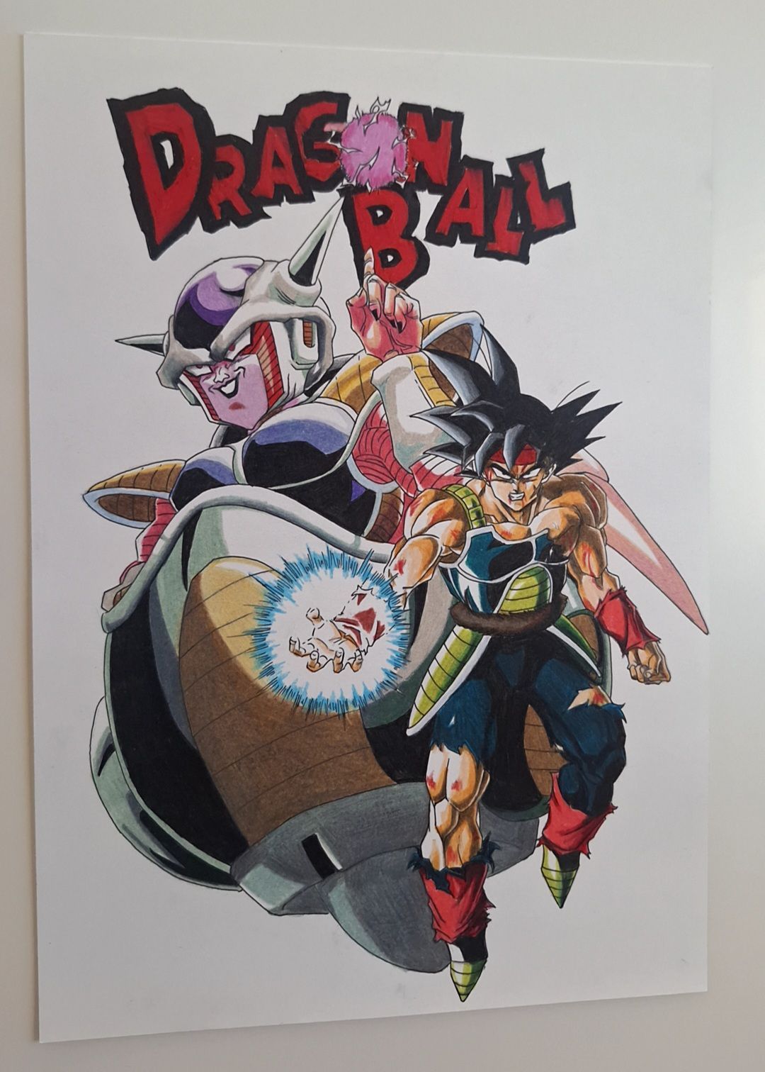 オーダー】大色紙 手描きイラスト｜似顔絵・キャラクター風・記念