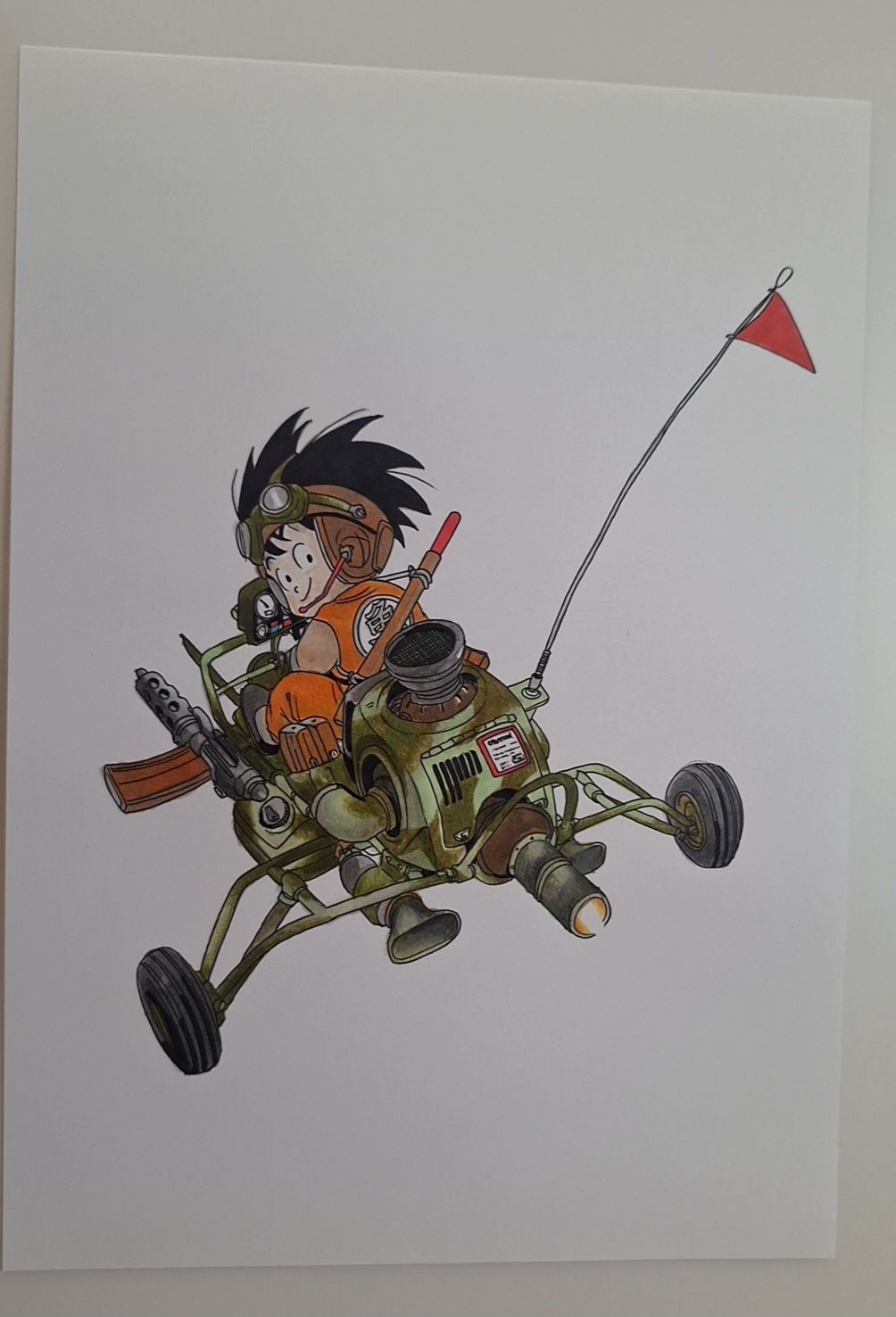 オーダー】大色紙 手描きイラスト｜似顔絵・キャラクター風・記念