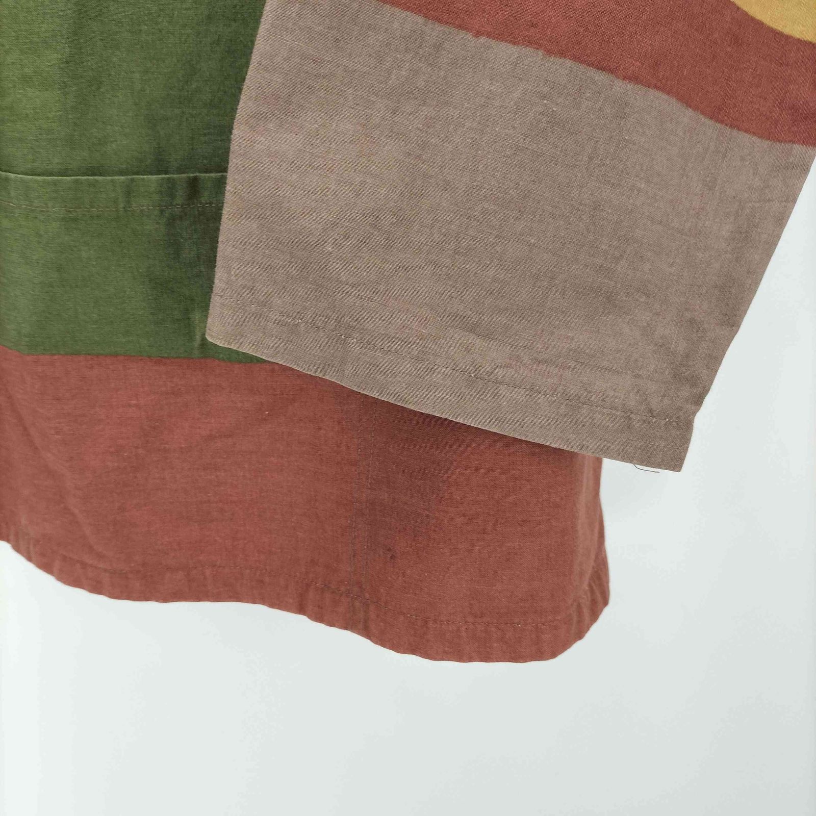 USED古着(ユーズドフルギ) Antony Sheppard  アントニーシェパード 70S 〜 Fisherman Smock マルチボーダー フィッシャーマン スモック ユーロ ワーク vintage ビンテー【中古】【ブランド古着バズストア】 ユーズドフルギ USED古着 Antony Sheppard アントニーシェパード 70S