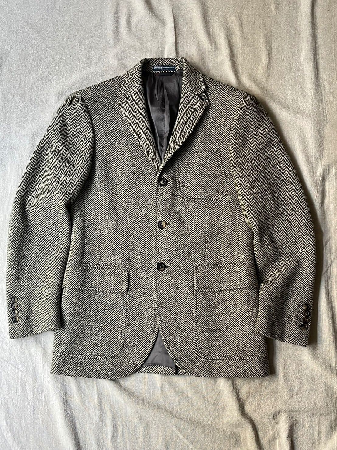 新品未着用❤️Poloラルフローレン✨テーラードジャケットツイードヘリンボーン ❤️ 楽天市場】90s □ ラルフローレン ヘリンボーン テーラード ジャケット